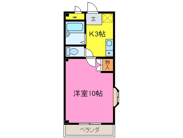 グリーンハイツ諸ノ木の物件間取画像